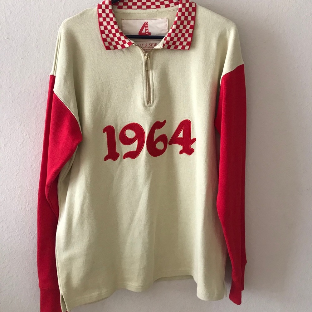 4hunnid 1964 Impala Long Sleeve Polo Size Medium